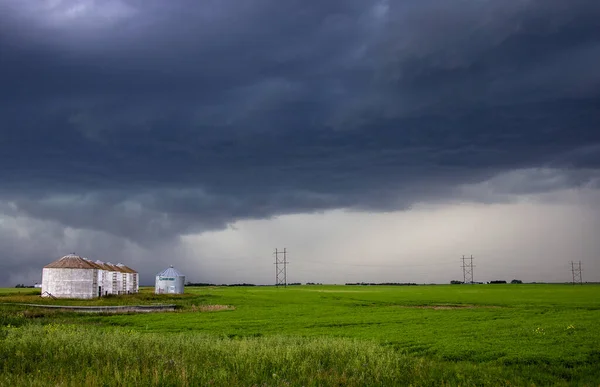 Prairie Storm Wolken Canada — Stockfoto