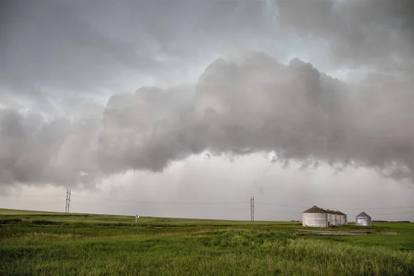 Nuages de tempête des Prairies Canada — Photo