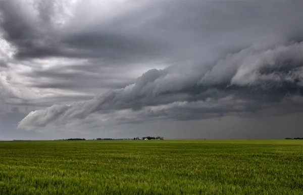 Prairie Storm Clouds Canada — Stock Photo, Image