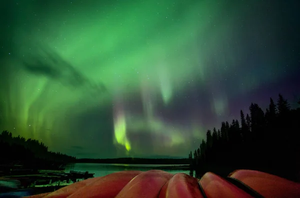 Northern Lights Canadá —  Fotos de Stock