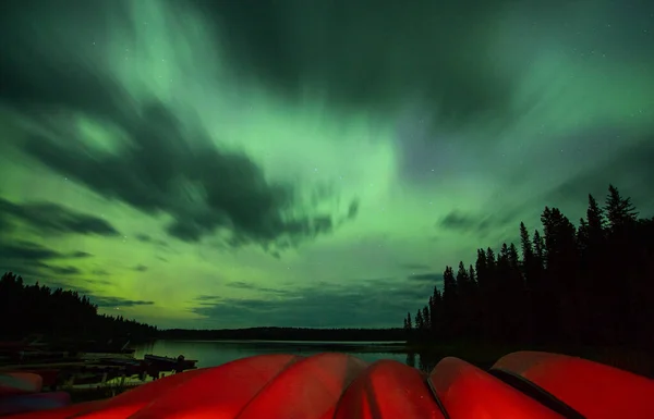 Cahaya Utara Kanada — Stok Foto