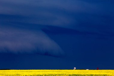 Prairie Storm Canada yaz kırsal ana yapı Saskatchewan