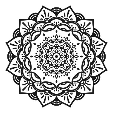 Mandala yuvarlak desen
