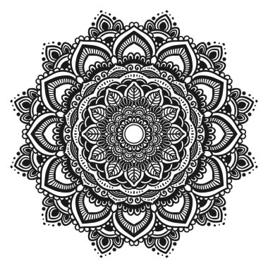 Mandala yuvarlak desen