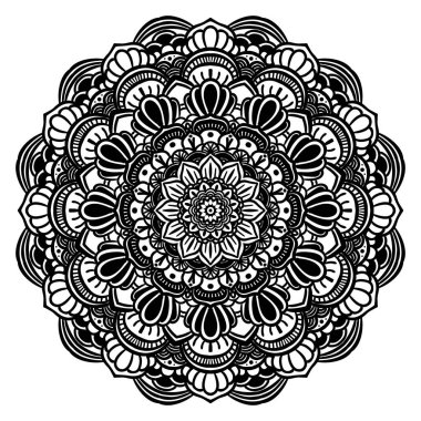 Mandala yuvarlak desen