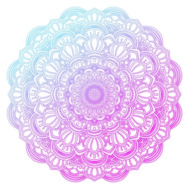 Mandala yuvarlak desen