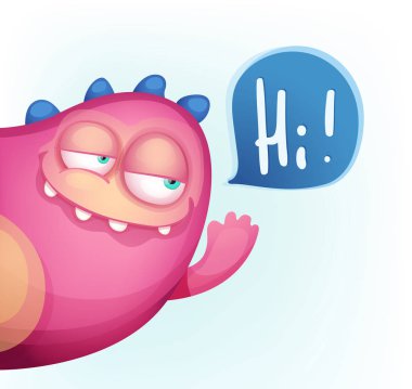 Tebrik sevimli canavar