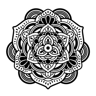 Mandala yuvarlak desen