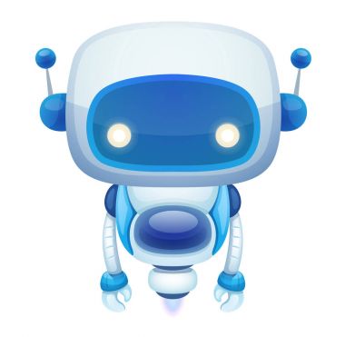 sevimli çizgi robot