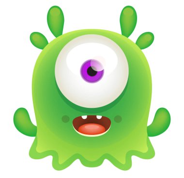 komik karikatür canavar 