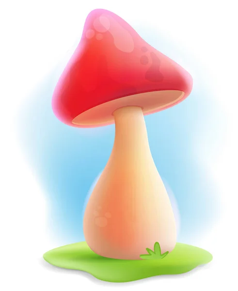 Red hat mushroom Vector Graphics