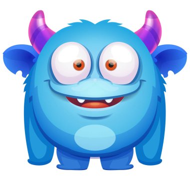 komik karikatür canavar