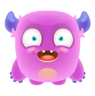 komik karikatür canavar  