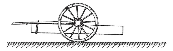 Djävulen Vintage Ingraverad Illustration — Stock vektor