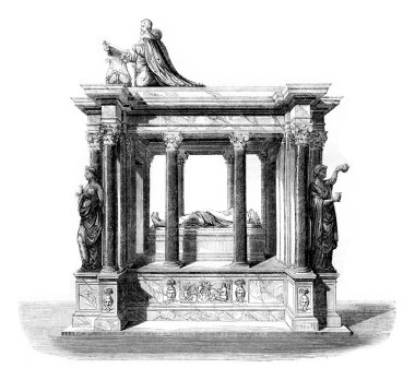 Henri II ve Catherine de Medicis, Saint Denis, vinta Türbesi