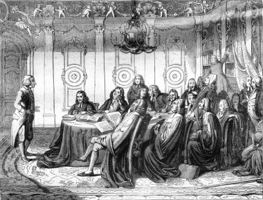 İş, incelenmesi vintage oyma.