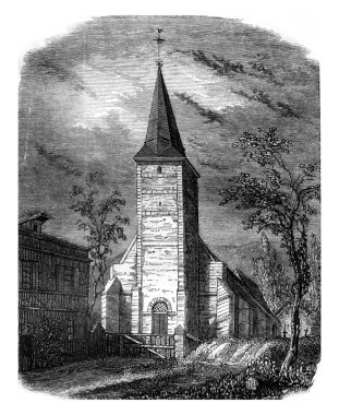 Presbytere ve Bolleville Kilisesi, S bölümü görünümü
