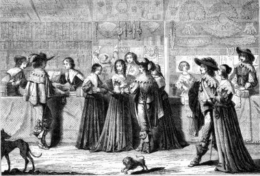 La Galerie du Palais on yedinci yüzyılda, Ab biri sonra