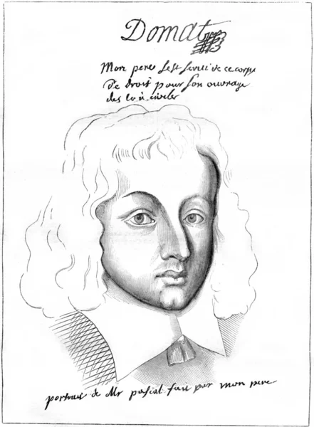 Πορτρέτο του Pascal στην ηλικία των είκοσι πέντε ή είκοσι έξι χρόνια — Φωτογραφία Αρχείου