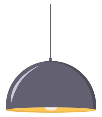 Tavan lambası, illüstrasyon, beyaz arka plan üzerinde vektör.