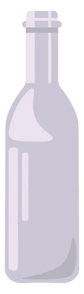 Empty bottle, illustration, vector on white background. — Stock Vector