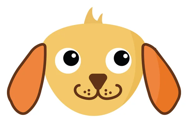 Lindo perro, ilustración, vector sobre fondo blanco. — Vector de stock