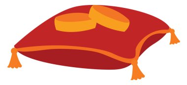 Evlilik yüzükleri, illüstrasyon, beyaz arkaplanda vektör.