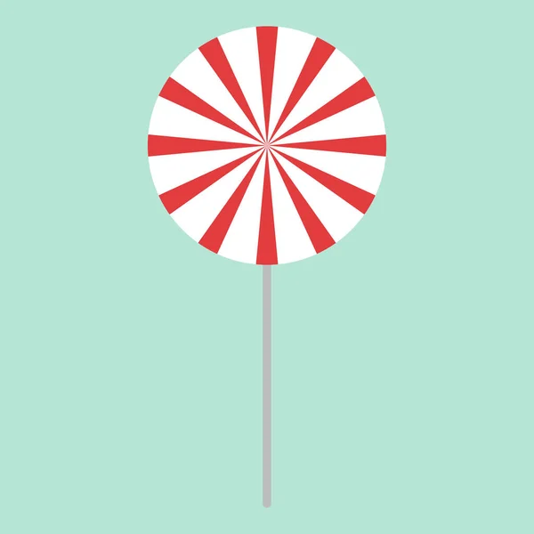 Zoete lolly, illustratie, vector op witte achtergrond. — Stockvector