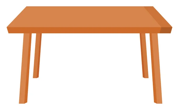 Kuchyňský stůl, ilustrace, vektor na bílém pozadí. — Stockový vektor