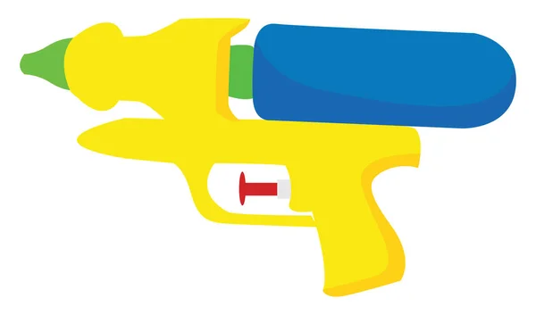 Pistola de agua, ilustración, vector sobre fondo blanco . — Vector de stock