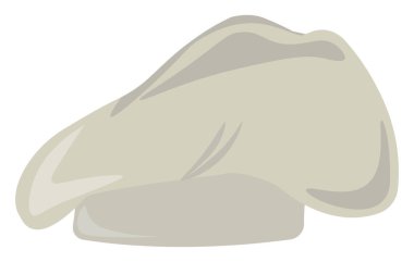 Şef şapkası, illüstrasyon, beyaz arkaplan vektörü.