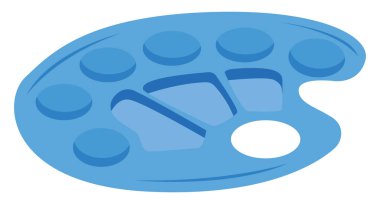 Renk paleti, illüstrasyon, beyaz arkaplan üzerindeki vektör.