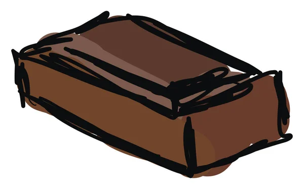Chocolate, ilustración, vector sobre fondo blanco . — Vector de stock