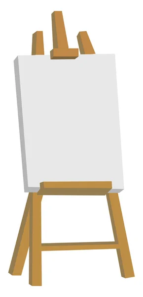 Easel, illustration, vector on white background. — Stock Vector