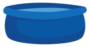 Büyük havuz, illüstrasyon, beyaz arkaplan vektörü.