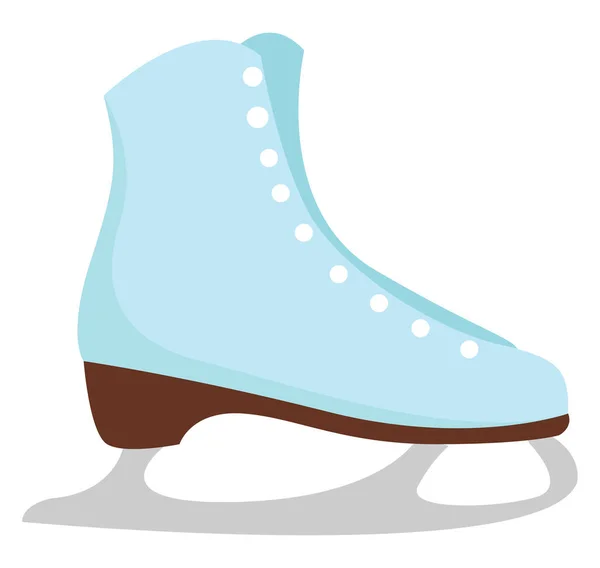 Schaatsen, illustratie, vector op witte achtergrond. — Stockvector