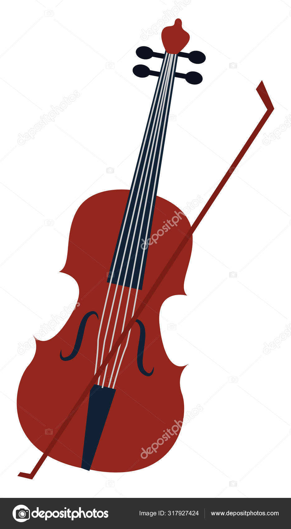 Illustration vectorielle du violon Image vectorielle Illustration vectorielle du violon Image vectorielle
