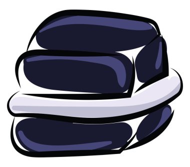 Çerezler, illüstrasyon, beyaz arkaplan üzerindeki vektör.