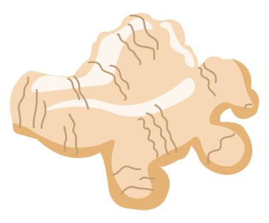 Ginger, illüstrasyon, beyaz arkaplanda vektör.