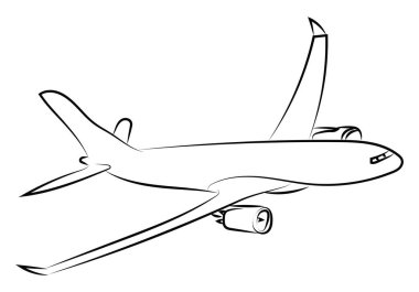 Çizim, çizim, resim, beyaz arkaplan üzerindeki vektör.