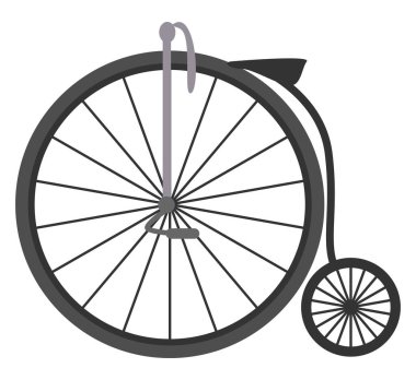 Retro motor, illüstrasyon, beyaz arkaplan üzerindeki vektör.