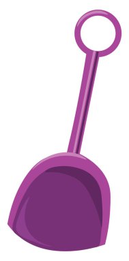 Kürek oyuncağı, illüstrasyon, beyaz arkaplanda vektör.