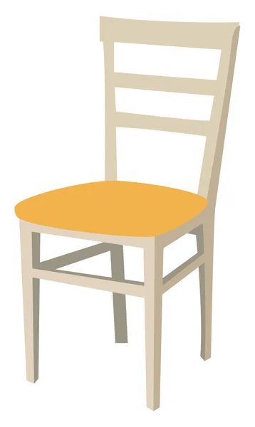Chair, illustration, vector on white background. — Stock Vector