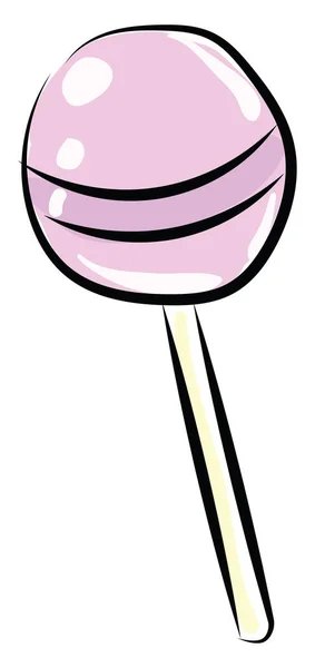 Lollipop, illustration, vector on white background. — Stock Vector