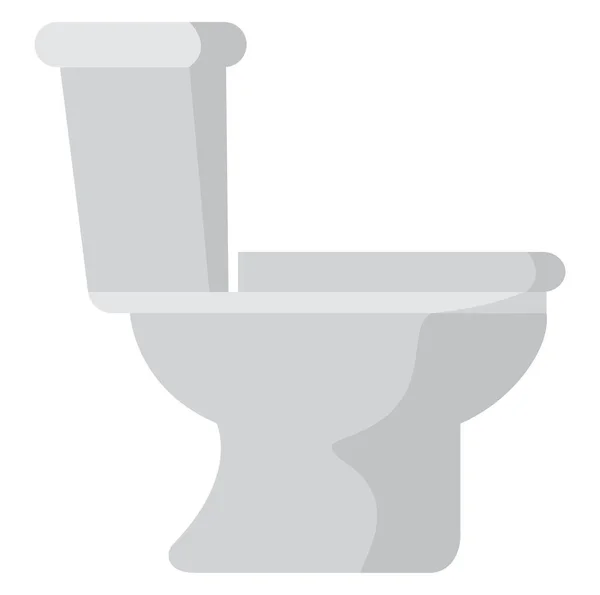 Sedile WC, illustrazione, vettore su sfondo bianco . — Vettoriale Stock