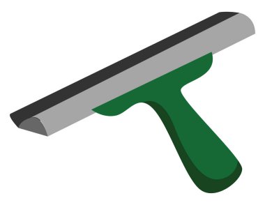 Pencere temizleyici, illüstrasyon, beyaz arka plan üzerinde vektör.