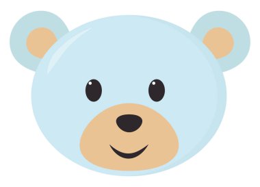 Beyaz ayı, illüstrasyon, beyaz arka plan üzerinde vektör.