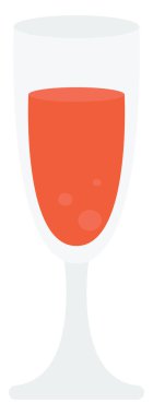 Cam suyu, illüstrasyon, beyaz arka plan üzerinde vektör.