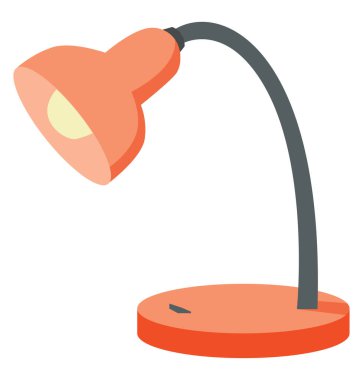 Turuncu lamba, illüstrasyon, beyaz arkaplanda vektör.