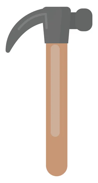 Hammer, Illustration, Vektor auf weißem Hintergrund. — Stockvektor
